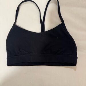 lululemon athletica Flow- Y Black Sports Bra